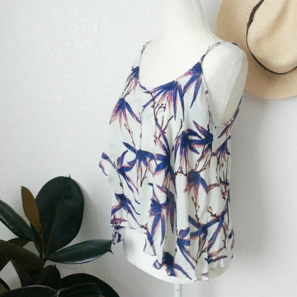 Intimately Free People Boho Floral Strapy Tank Top